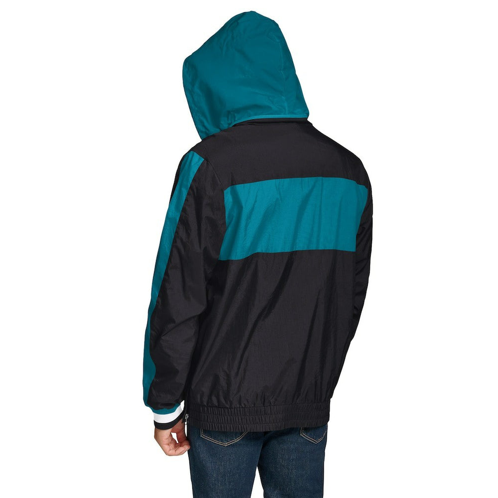 Jacksonville Jaguars  Tommy Hilfiger Gael Lightweight Half-Zip Pullover Hoodie Jacket