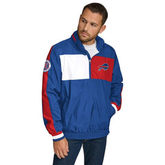 Buffalo Bills  Tommy Hilfiger Gael Lightweight Half-Zip Hoodie Jacket
