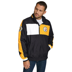 Pittsburgh Steelers  Tommy Hilfiger Gael Lightweight Half-Zip Hoodie Jacket