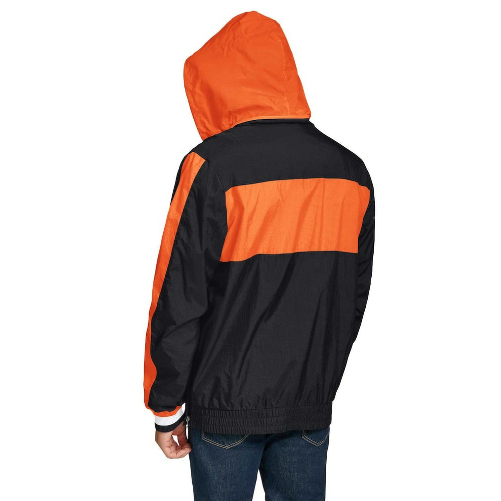 Cincinnati Bengals  Tommy Hilfiger Gael Lightweight Half-Zip Pullover Hoodie Jacket