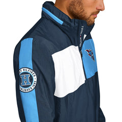 Tennessee Titans  Tommy Hilfiger Gael Lightweight Half-Zip Hoodie Jacket