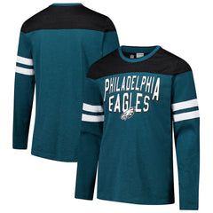 Philadelphia Eagles  G-III Sports by Carl Banks Adaptive Hail Mary Long Sleeve T-Shirt