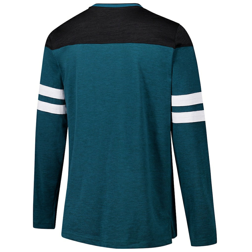 Philadelphia Eagles  G-III Sports by Carl Banks Adaptive Hail Mary Long Sleeve T-Shirt