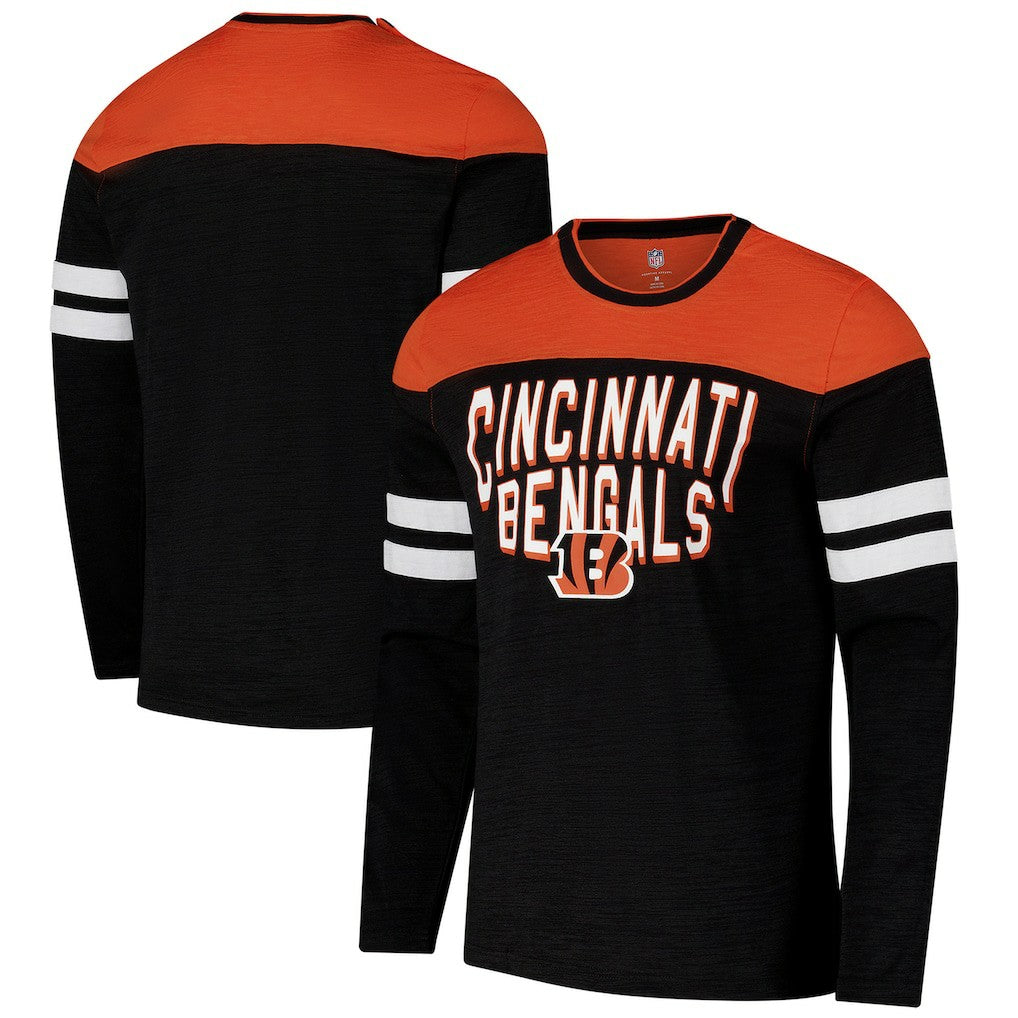 Cincinnati Bengals  G-III Sports by Carl Banks Adaptive Hail Mary Long Sleeve T-Shirt