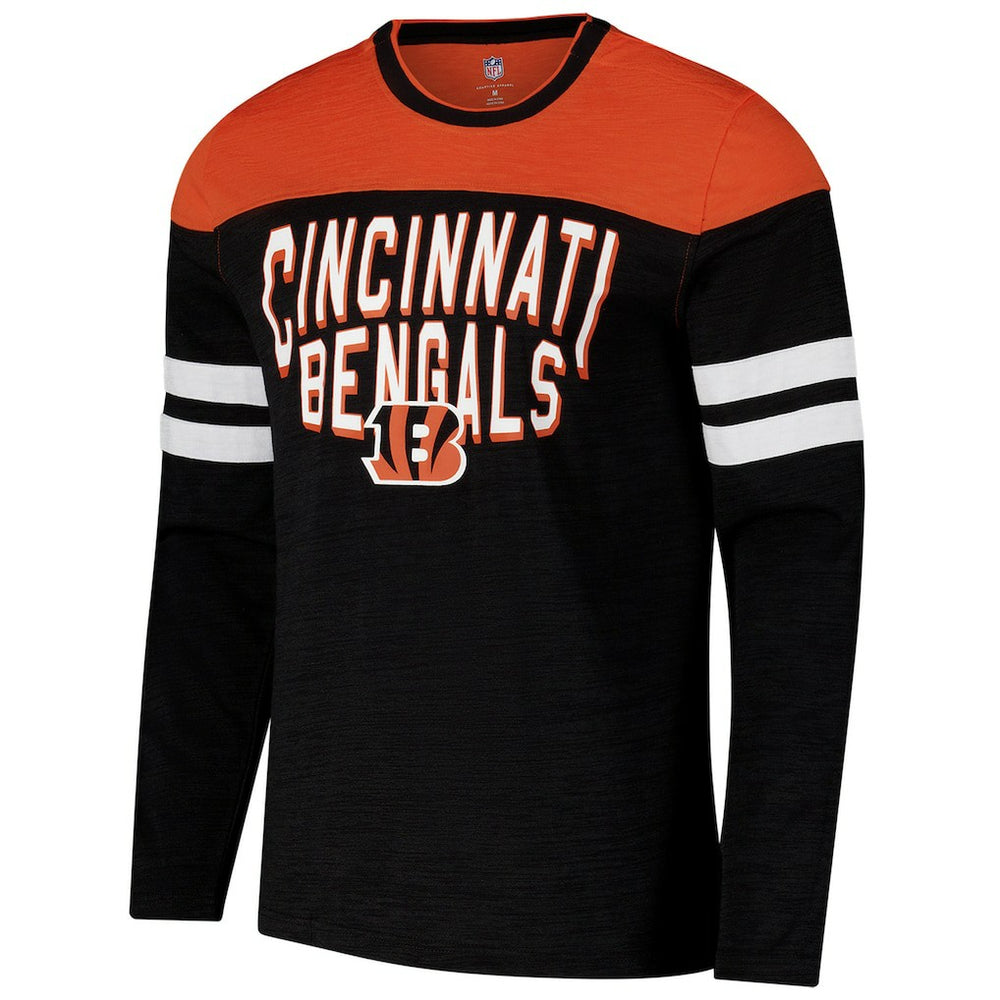 Cincinnati Bengals  G-III Sports by Carl Banks Adaptive Hail Mary Long Sleeve T-Shirt
