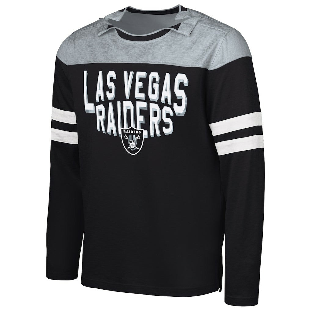 Las Vegas Raiders  G-III Sports by Carl Banks Adaptive Hail Mary Long Sleeve T-Shirt
