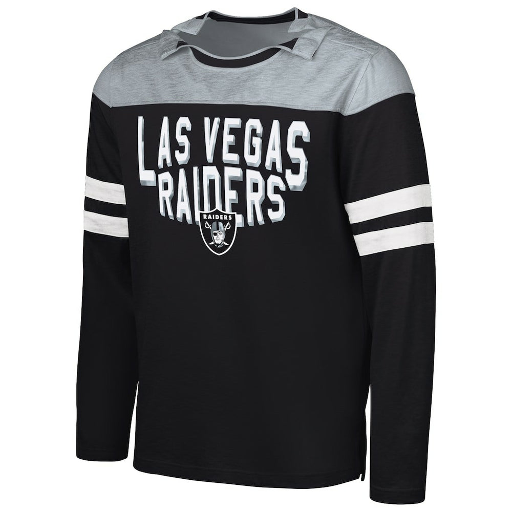 Las Vegas Raiders  G-III Sports by Carl Banks Adaptive Hail Mary Long Sleeve T-Shirt