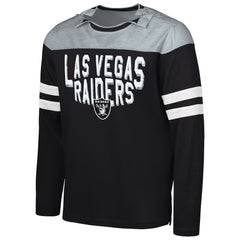Las Vegas Raiders  G-III Sports by Carl Banks Adaptive Hail Mary Long Sleeve T-Shirt