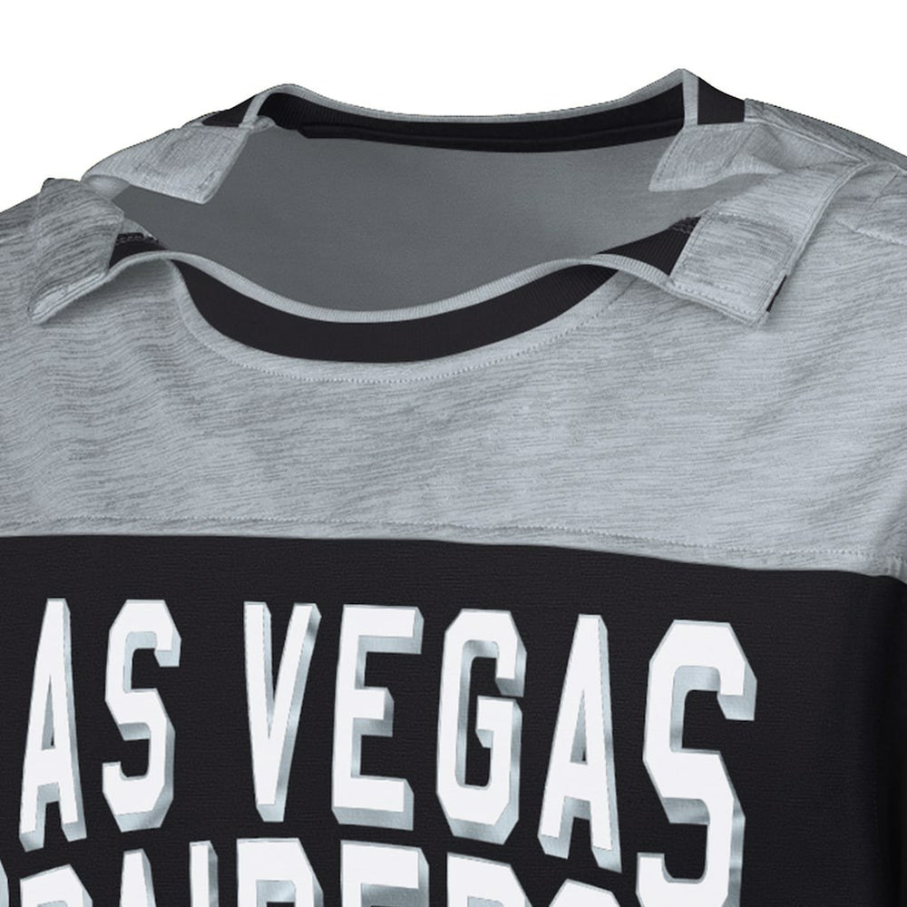 Las Vegas Raiders  G-III Sports by Carl Banks Adaptive Hail Mary Long Sleeve T-Shirt