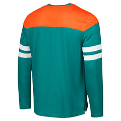 Miami Dolphins  G-III Sports by Carl Banks Adaptive Hail Mary Long Sleeve T-Shirt