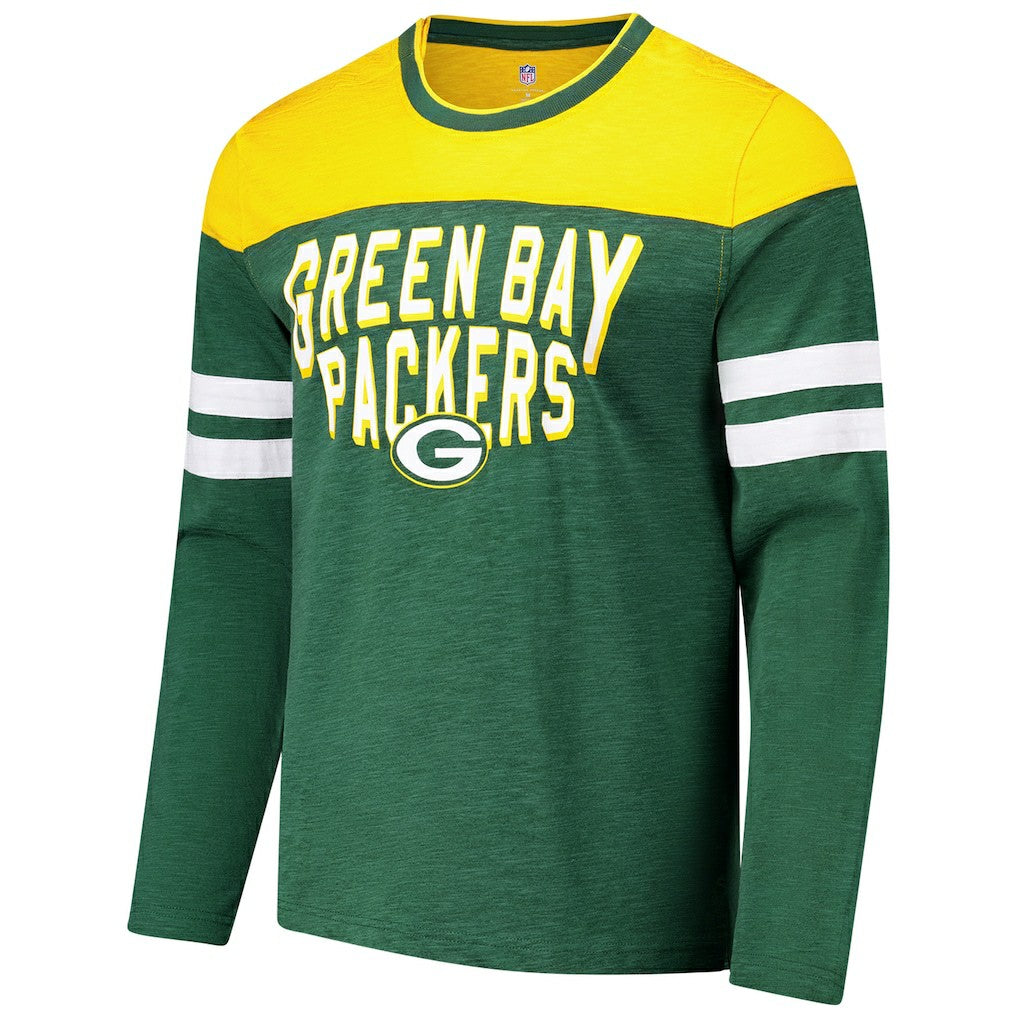Green Bay Packers  G-III Sports by Carl Banks Adaptive Hail Mary Long Sleeve T-Shirt