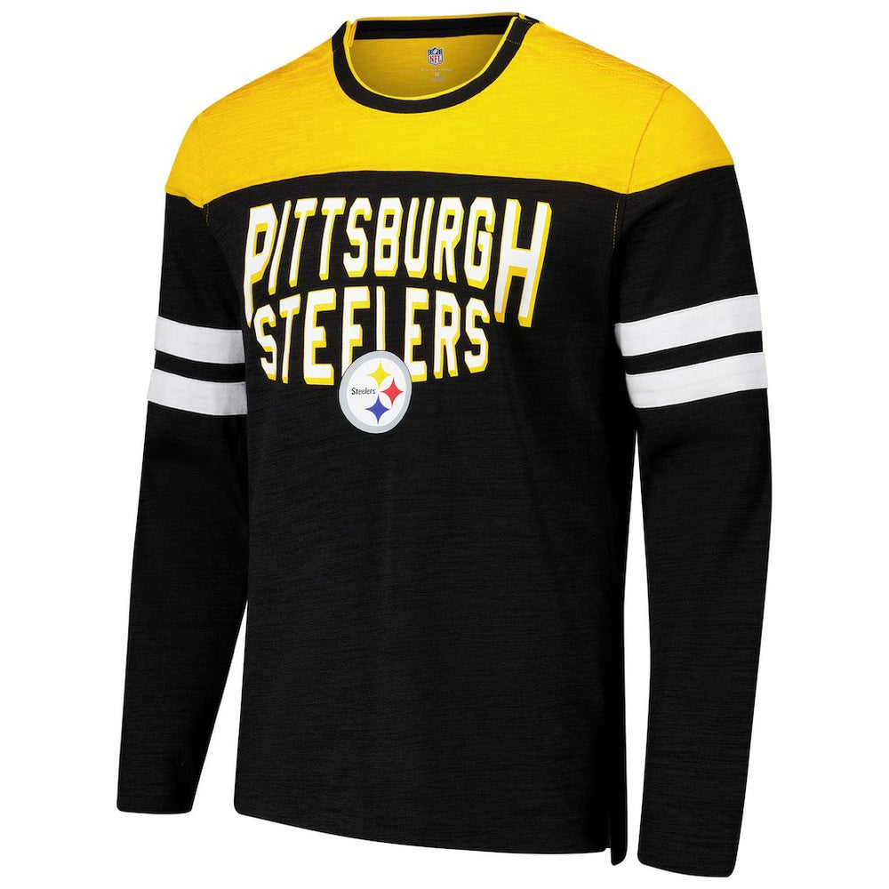 Pittsburgh Steelers  G-III Sports by Carl Banks Adaptive Hail Mary Long Sleeve T-Shirt