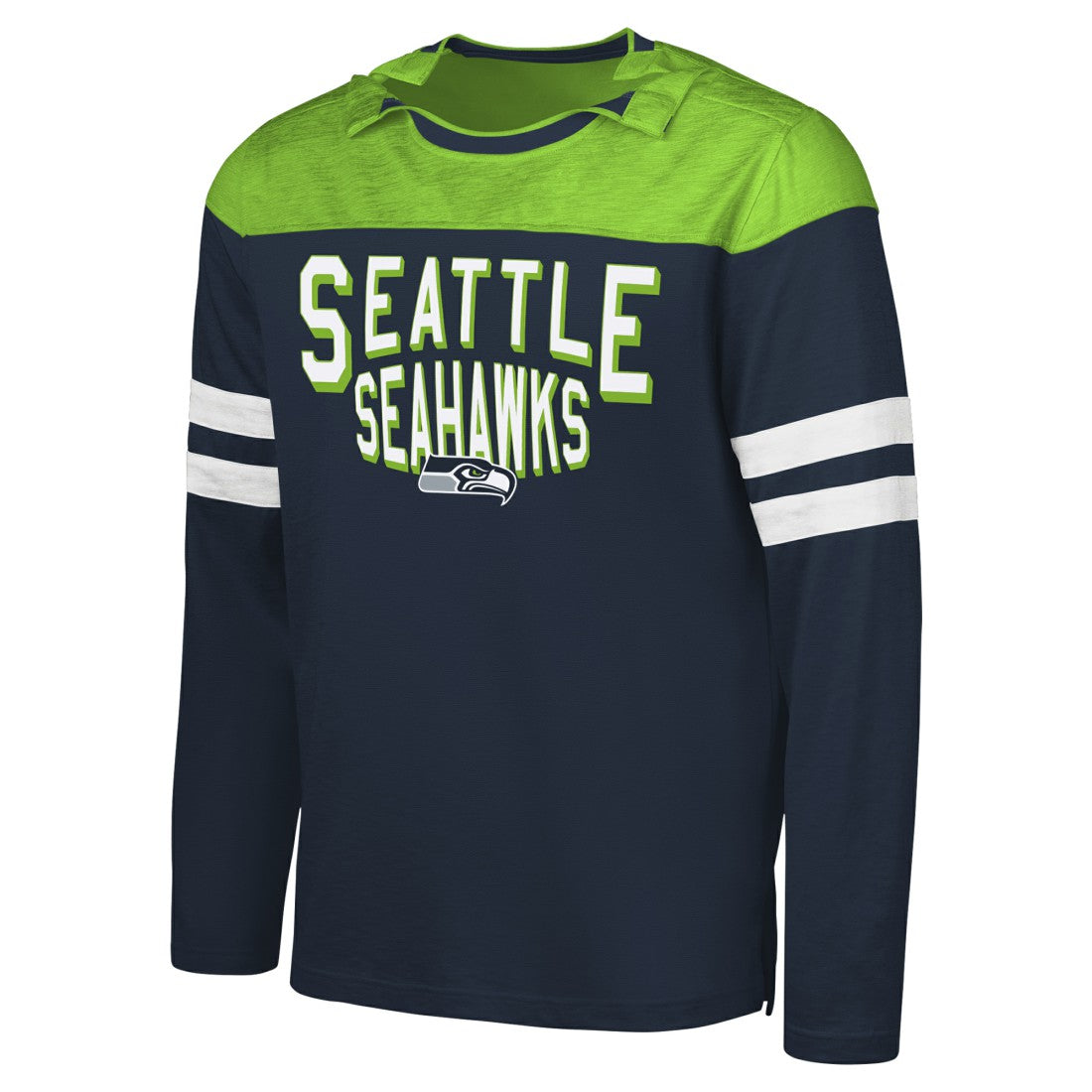 Seattle Seahawks  G-III Sports by Carl Banks Adaptive Hail Mary Long Sleeve T-Shirt