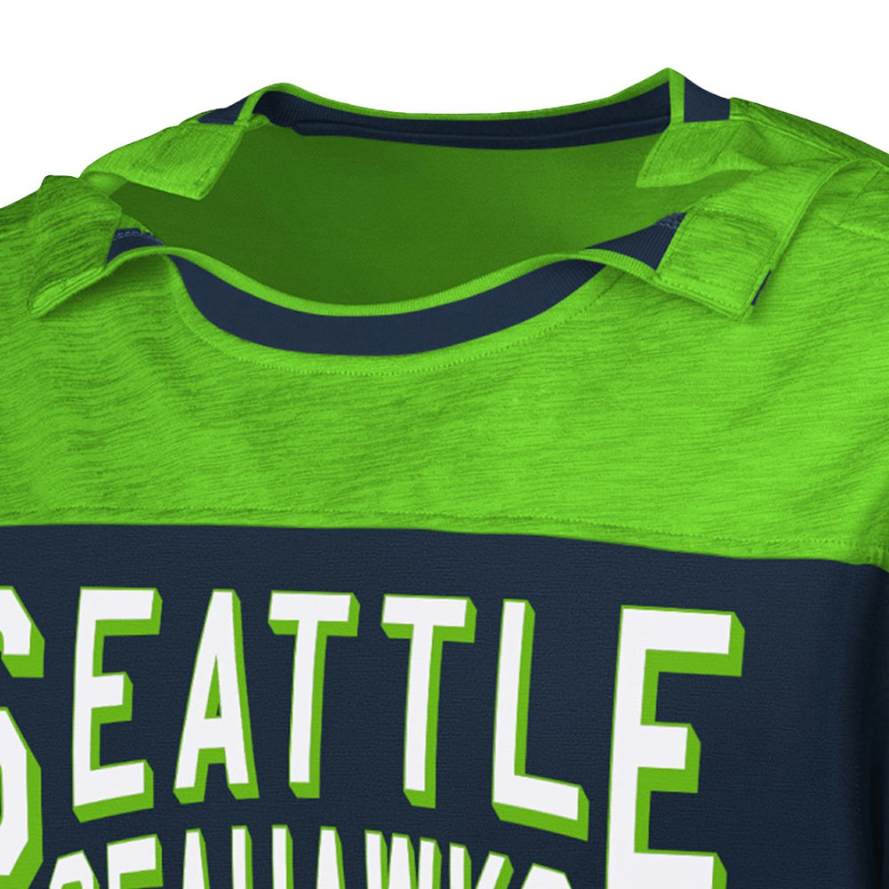 Seattle Seahawks  G-III Sports by Carl Banks Adaptive Hail Mary Long Sleeve T-Shirt
