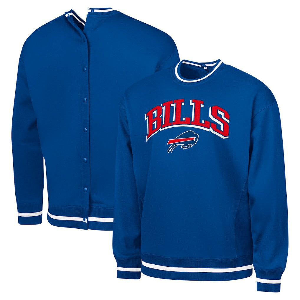 Buffalo Bills  G-III Sports by Carl Banks Adaptive Blocker Fleece Pullover Sweatshirt