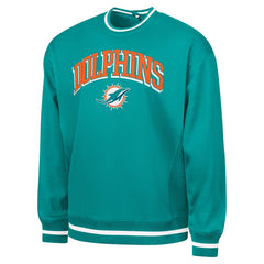 Miami Dolphins  G-III Sports by Carl Banks Adaptive Blocker Fleece Pullover Sweatshirt