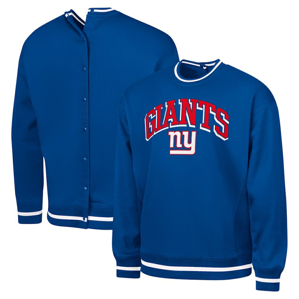 New York Giants  G-III Sports by Carl Banks Adaptive Blocker Fleece Pullover Sweatshirt