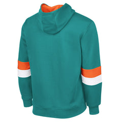 Miami Dolphins  G-III Sports by Carl Banks Adaptive Faceoff Pullover Hoodie