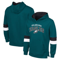 Philadelphia Eagles  G-III Sports by Carl BanksMen's Adaptive Faceoff Pullover Hoodie