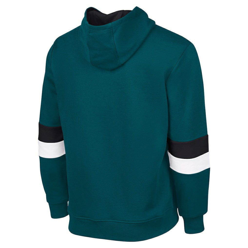 Philadelphia Eagles  G-III Sports by Carl BanksMen's Adaptive Faceoff Pullover Hoodie