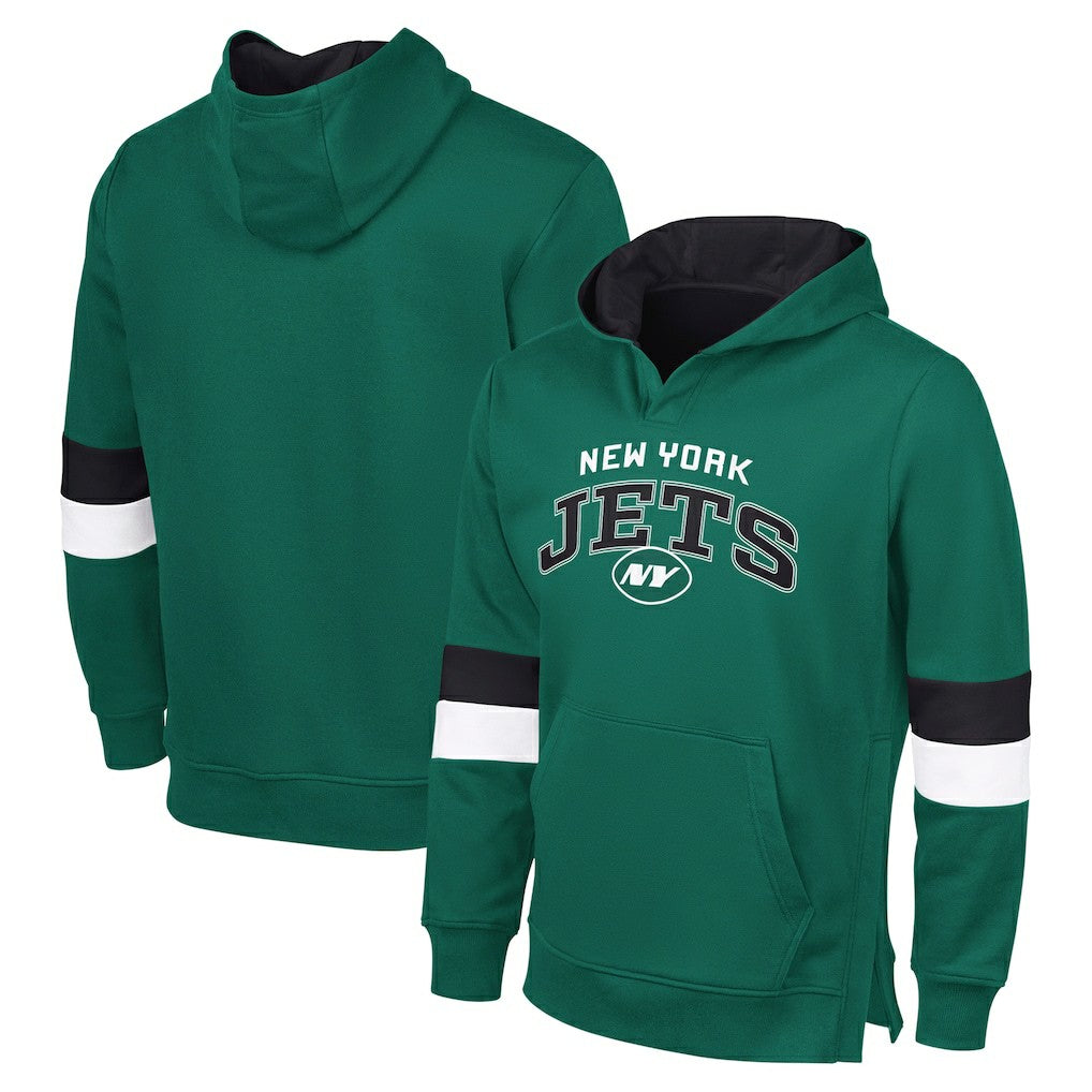 New York Jets  G-III Sports by Carl BanksMen's Adaptive Faceoff Pullover Hoodie