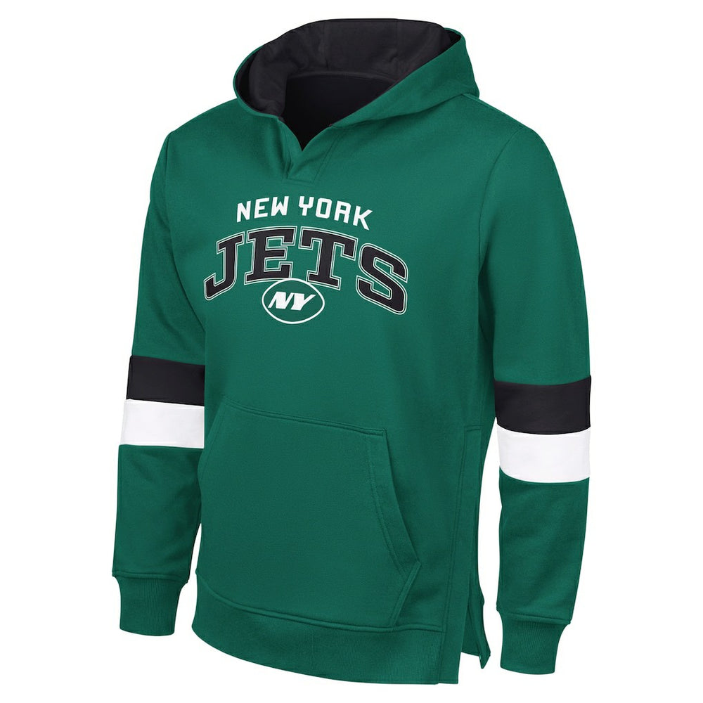 New York Jets  G-III Sports by Carl BanksMen's Adaptive Faceoff Pullover Hoodie