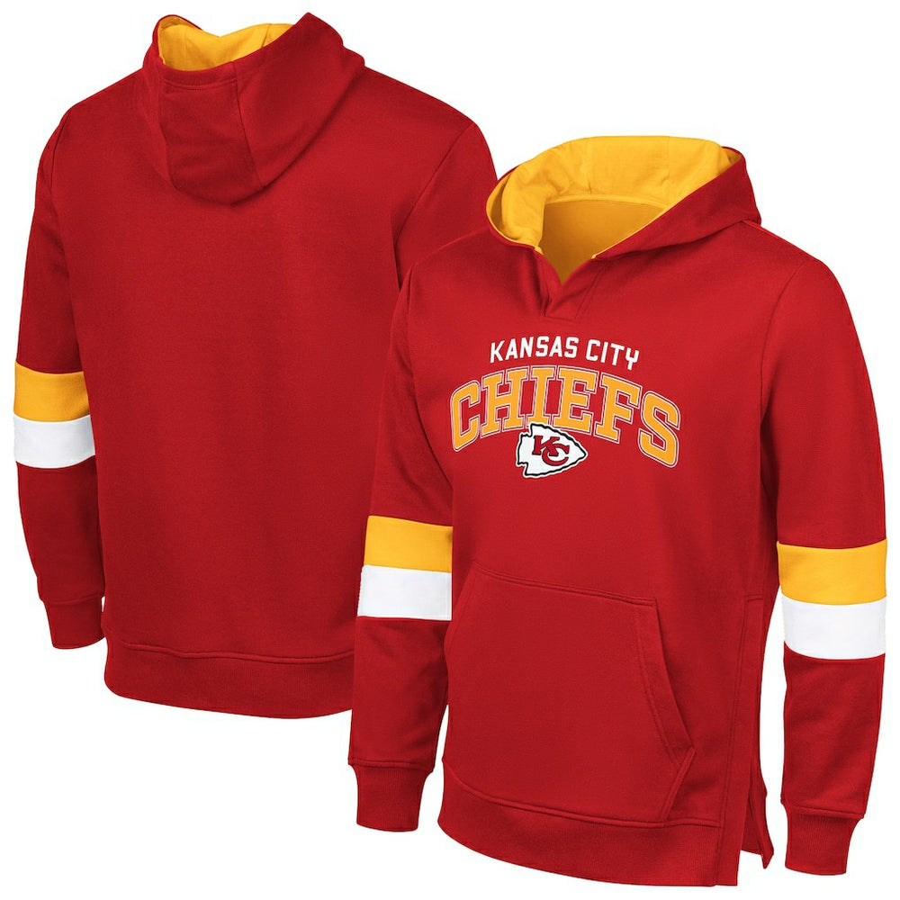 Kansas City Chiefs  G-III Sports by Carl Banks Adaptive Faceoff Pullover Hoodie
