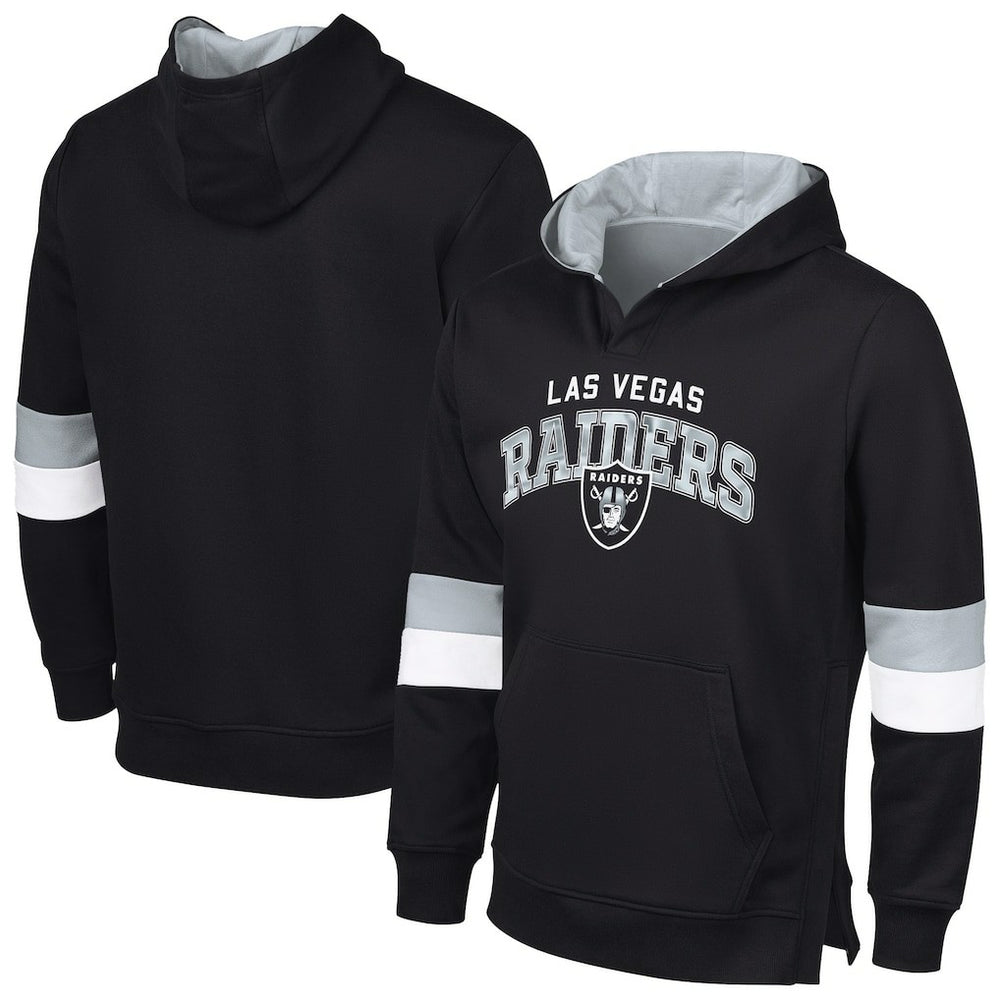 Las Vegas Raiders  G-III Sports by Carl Banks Adaptive Faceoff Pullover Hoodie