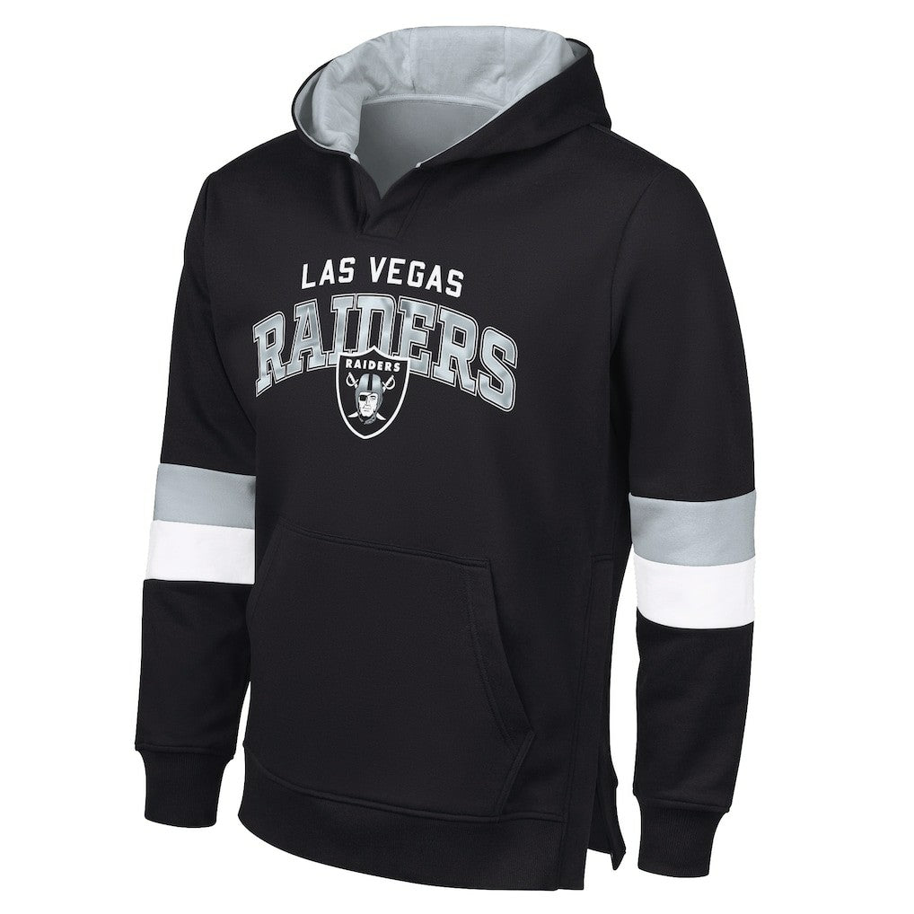 Las Vegas Raiders  G-III Sports by Carl Banks Adaptive Faceoff Pullover Hoodie
