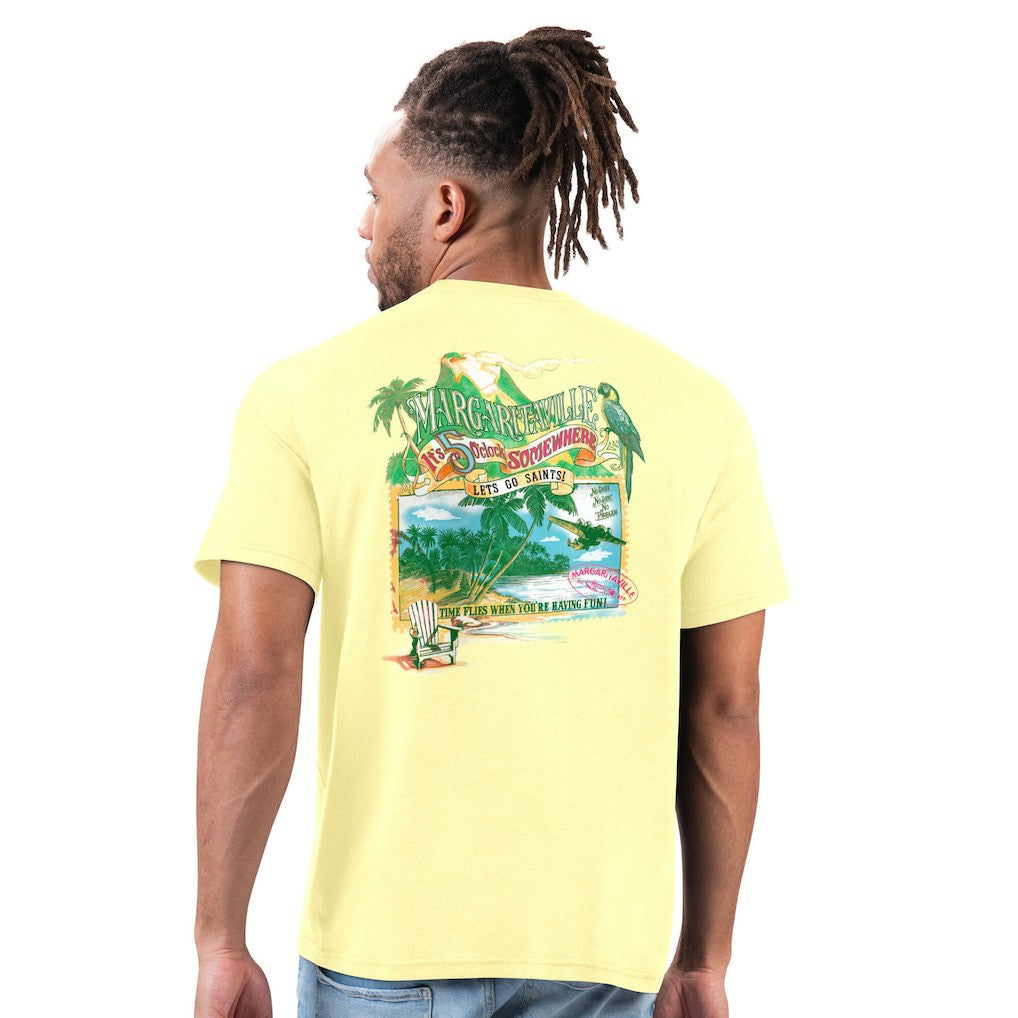 New Orleans Saints  Margaritaville Time Flies T-Shirt