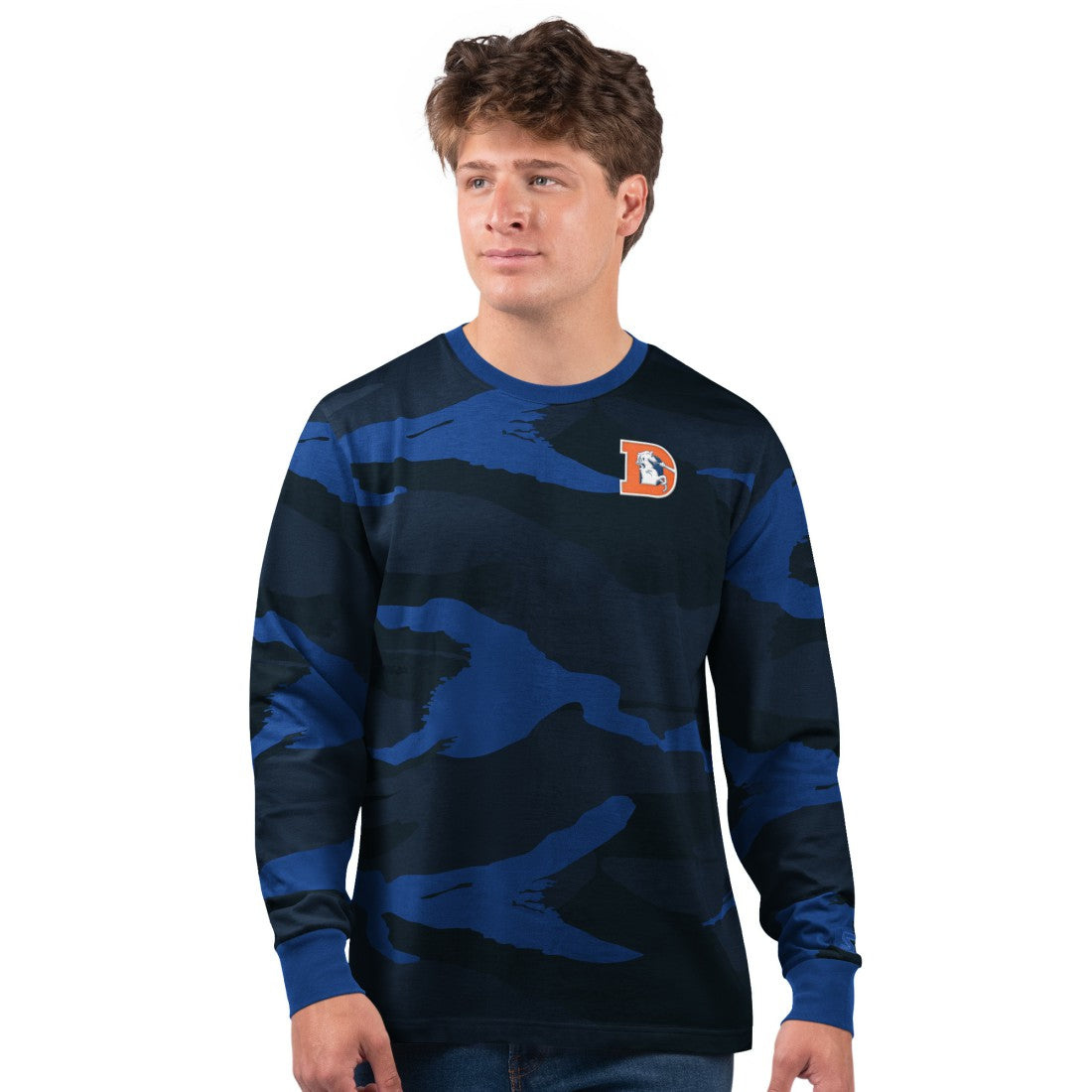 Denver Broncos  Starter Thursday Night Gridiron Vintage Logo Long Sleeve T-Shirt