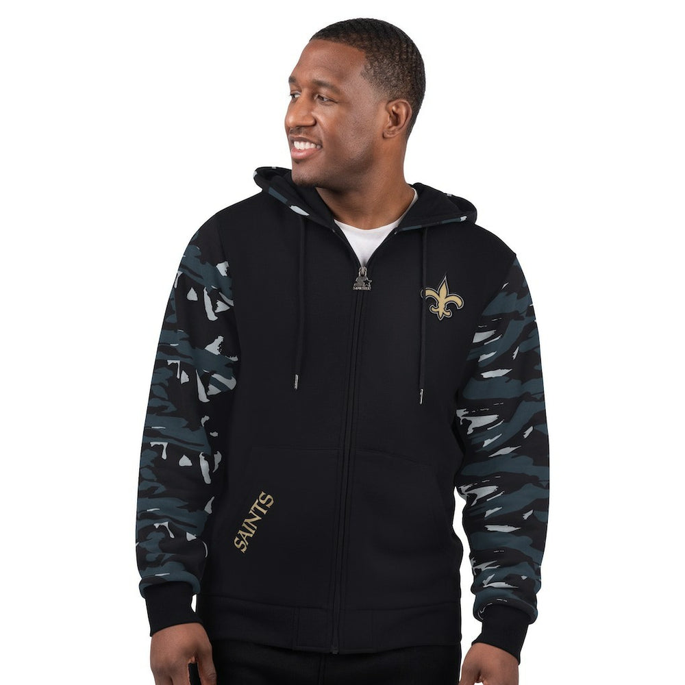New Orleans Saints  Starter Thursday Night Gridiron Full-Zip Hoodie