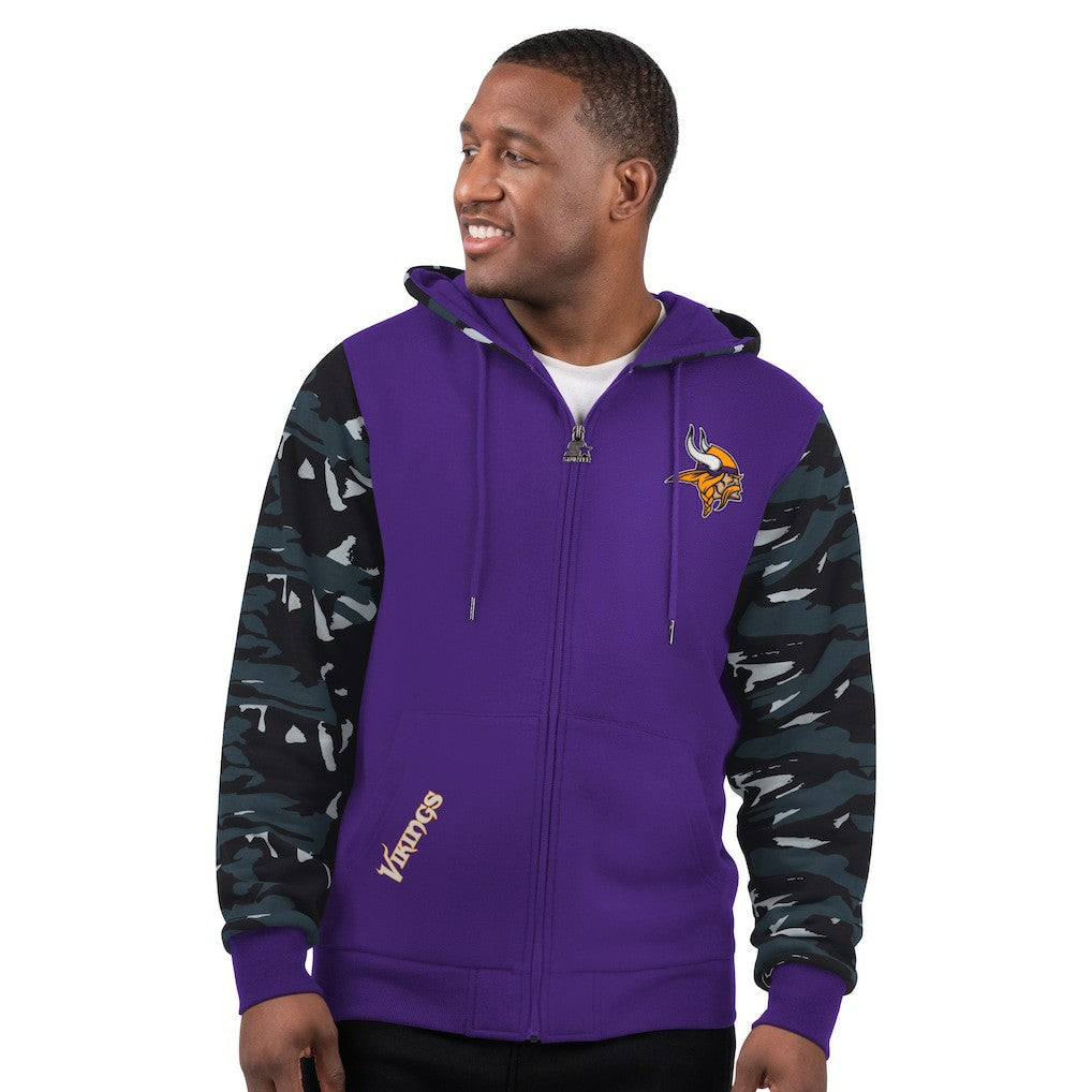 Minnesota Vikings  Starter Thursday Night Gridiron Full-Zip Hoodie