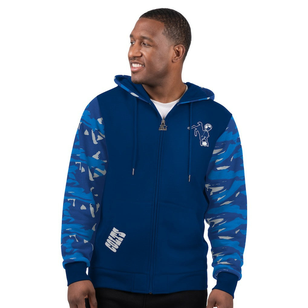 Indianapolis Colts  Starter Thursday Night Gridiron Vintage Logo Full-Zip Hoodie