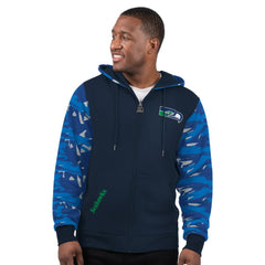 Seattle Seahawks  Starter Thursday Night Gridiron Vintage Logo Full-Zip Hoodie