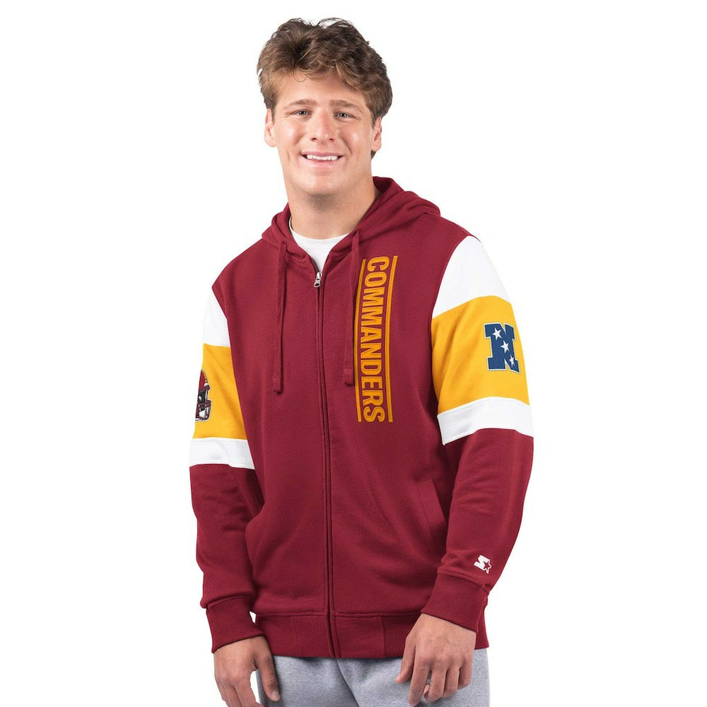 Washington Commanders  Starter Extreme Full-Zip Hoodie