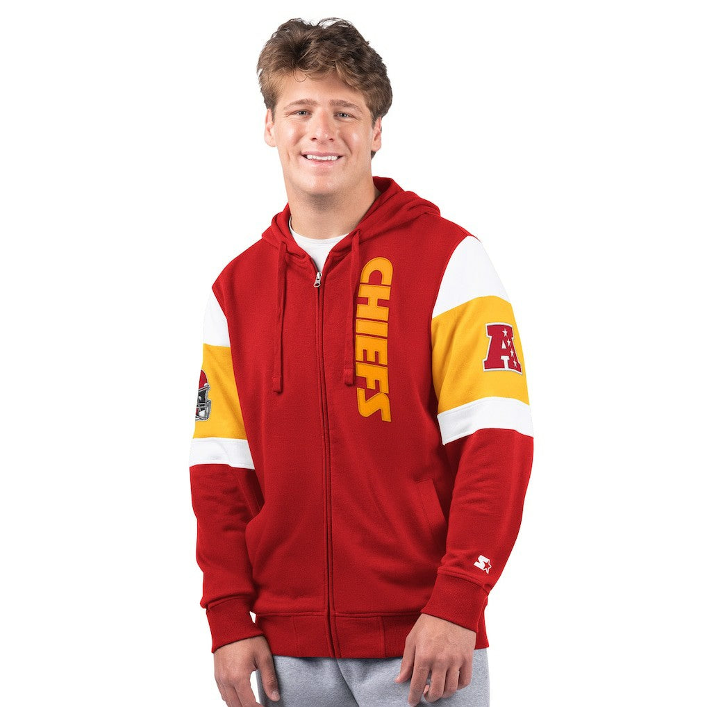 Kansas City Chiefs  Starter Extreme Full-Zip Hoodie