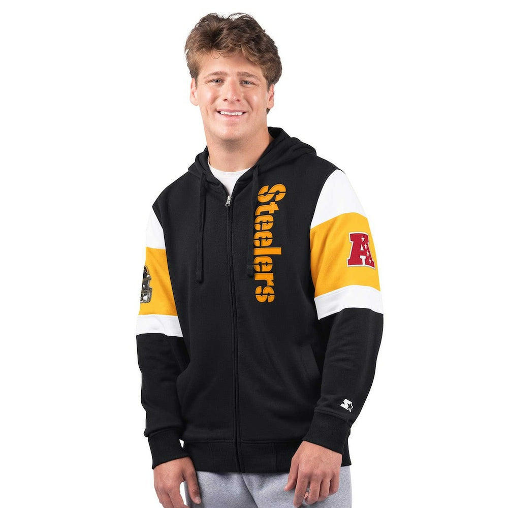 Pittsburgh Steelers  Starter Extreme Full-Zip Hoodie
