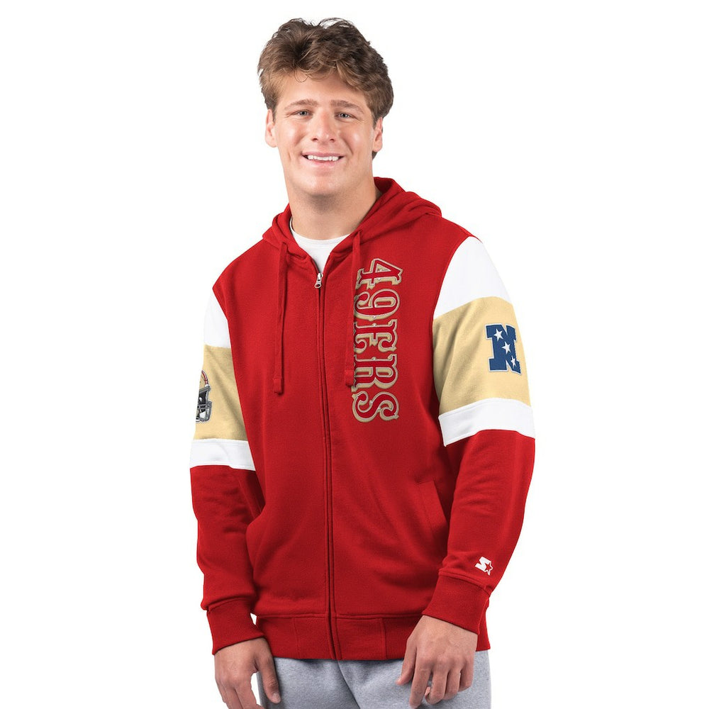 San Francisco 49ers  Starter Extreme Full-Zip Hoodie