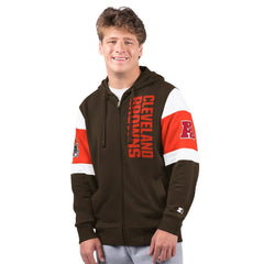 Cleveland Browns  Starter Extreme Full-Zip Hoodie