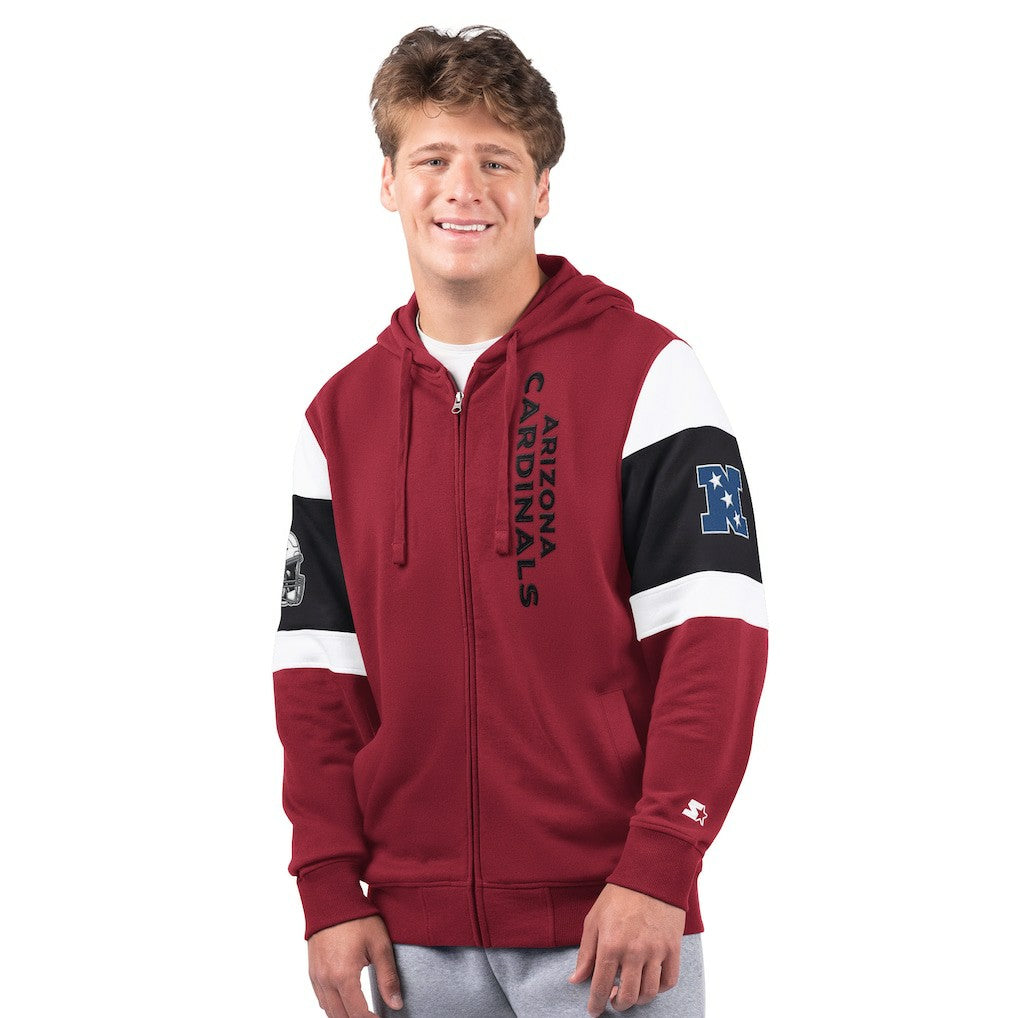 Arizona Cardinals  Starter Extreme Full-Zip Hoodie