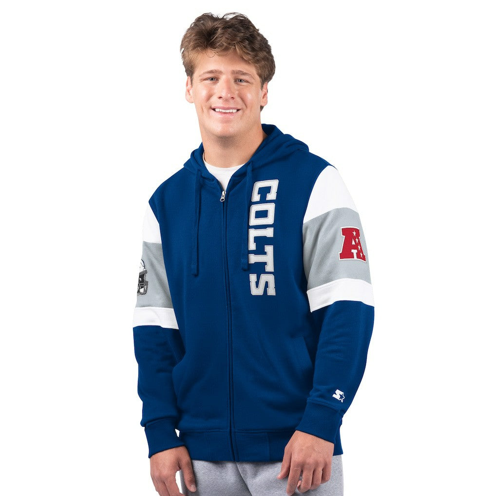 Indianapolis Colts  Starter Extreme Full-Zip Hoodie