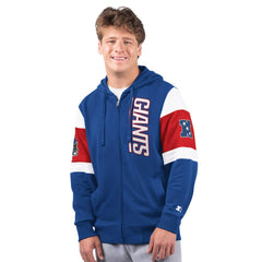 New York Giants  Starter Extreme Full-Zip Hoodie