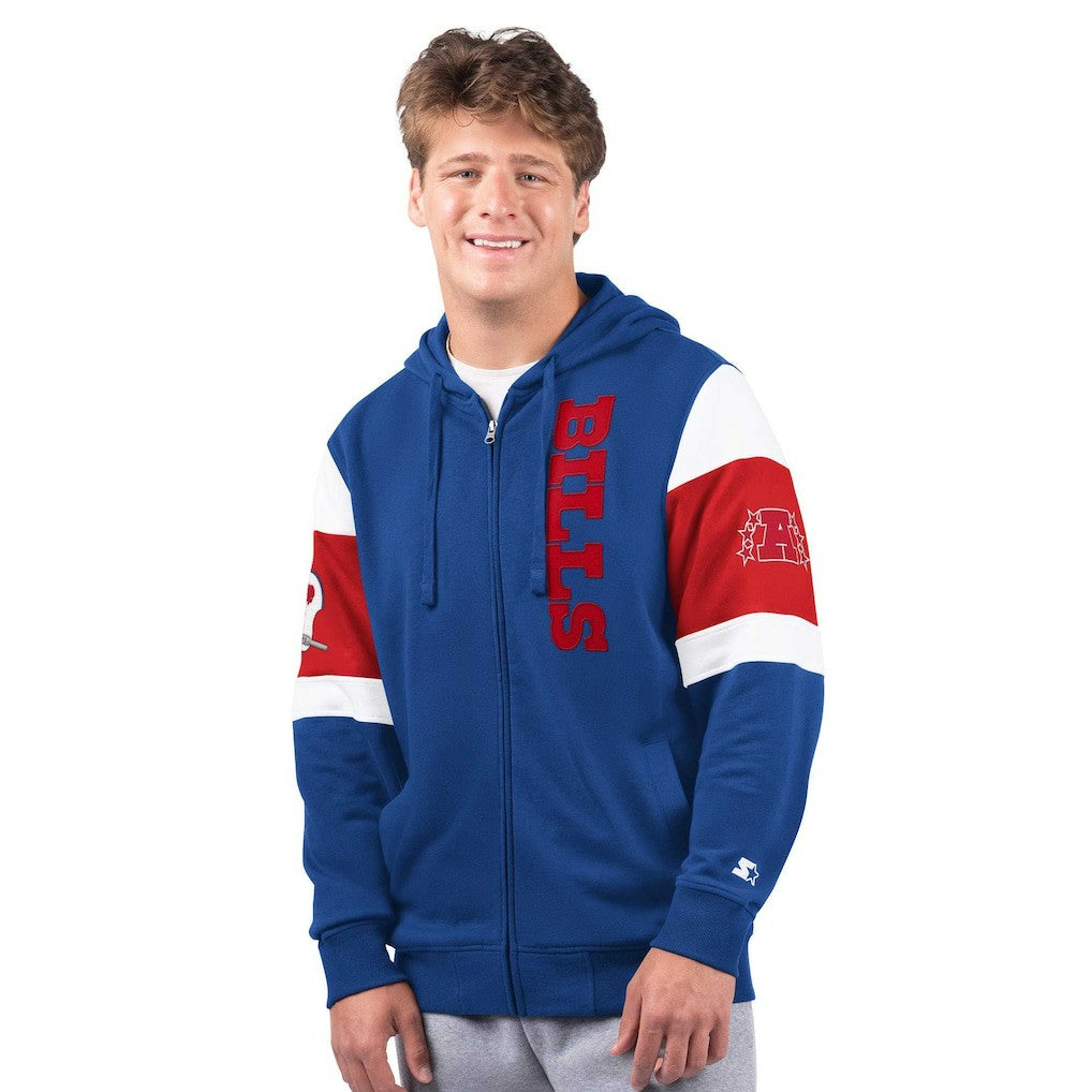 Buffalo Bills  Starter Extreme Vintage Logo Full-Zip Hoodie