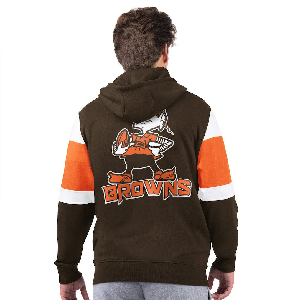 Cleveland Browns  Starter Extreme Vintage Logo Full-Zip Hoodie