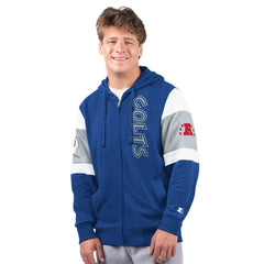Indianapolis Colts  Starter Extreme Vintage Logo Full-Zip Hoodie