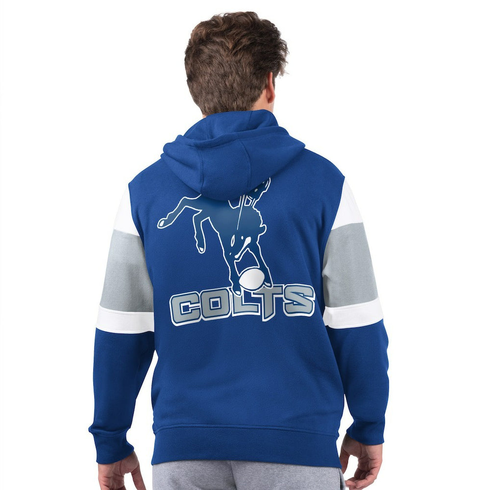 Indianapolis Colts  Starter Extreme Vintage Logo Full-Zip Hoodie