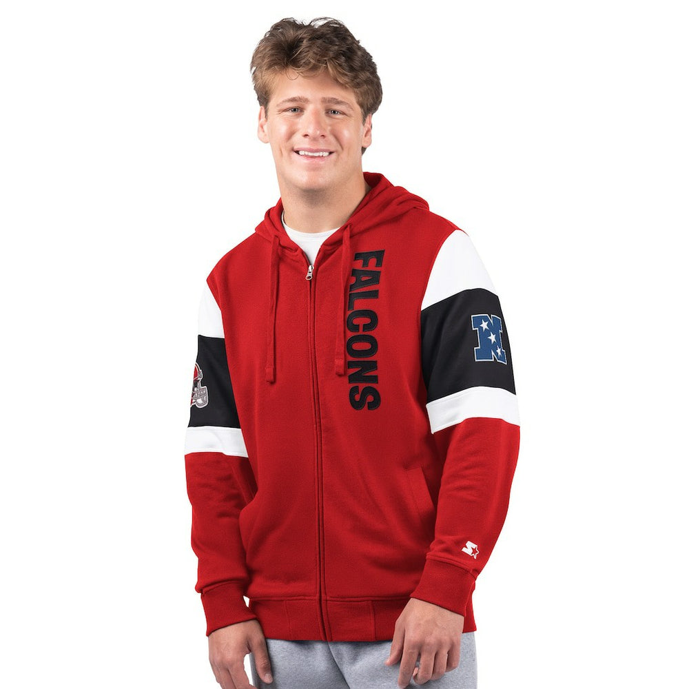 Atlanta Falcons  Starter Extreme Vintage Logo Full-Zip Hoodie