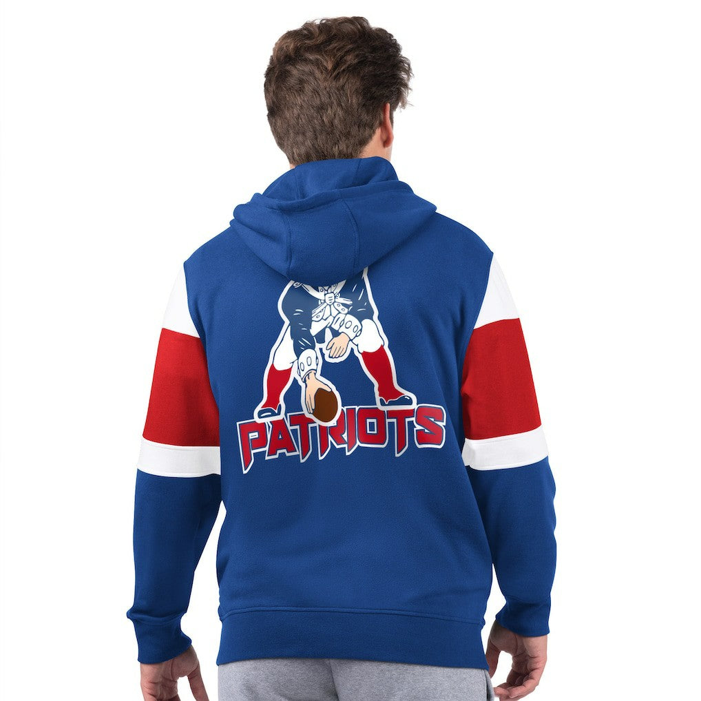 New England Patriots  Starter Extreme Vintage Logo Full-Zip Hoodie