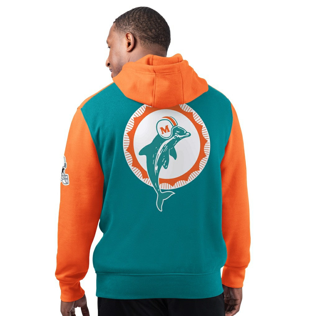 Miami Dolphins  Starter Extreme Vintage Logo Pullover Hoodie